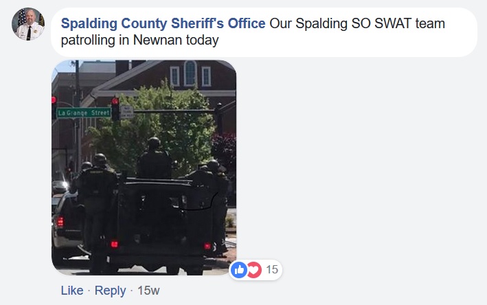 spalding SO SWAT newnan april 21 2018